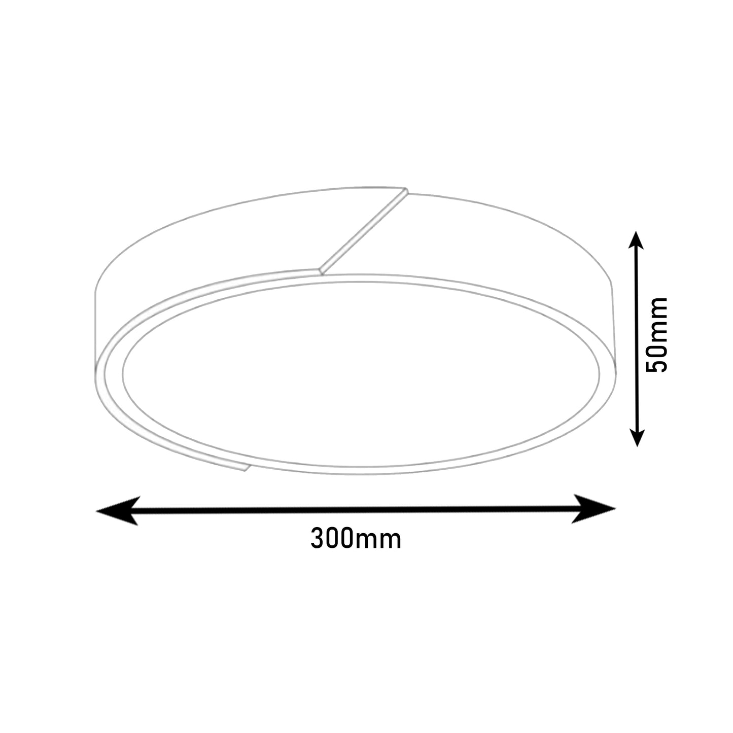 Plafoniera LED Circolare Legno Naturale Dimmerabile CCT 24W 2400LM Ø30 Con Telecomando