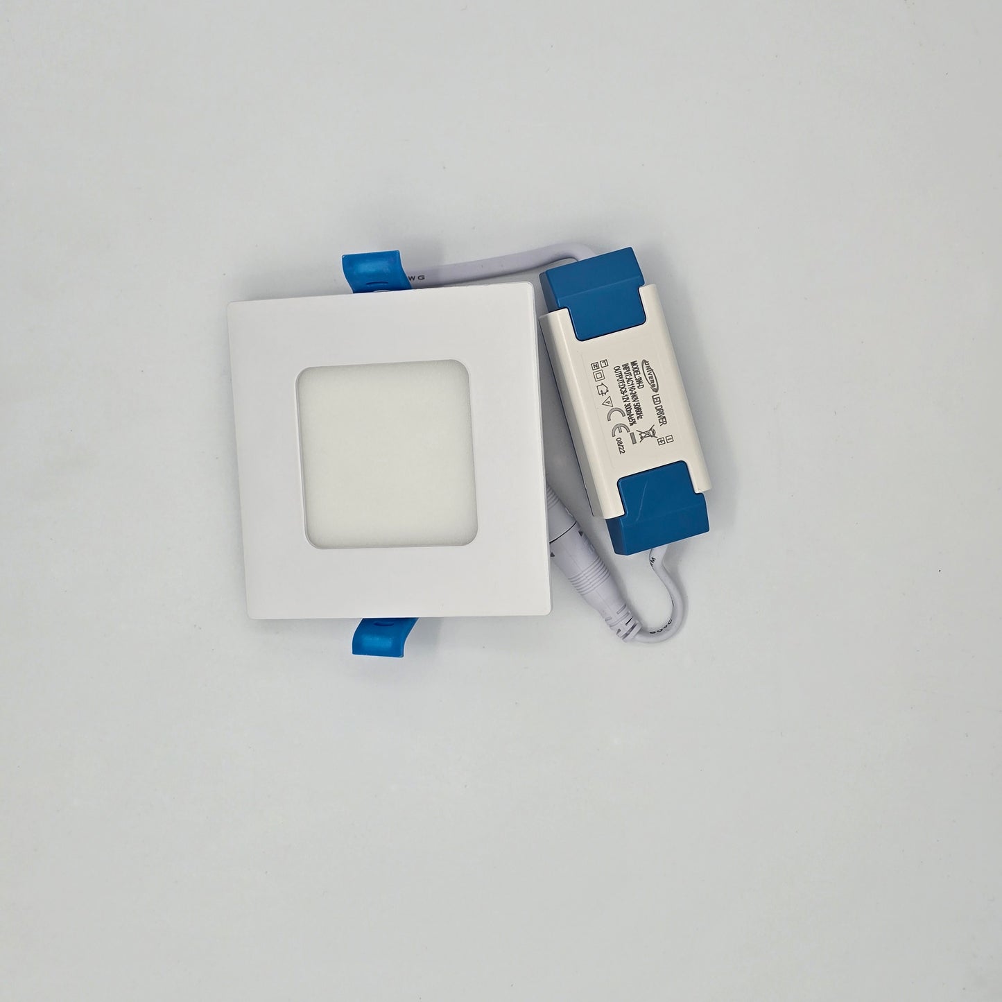 Faretto LED da Incasso Quadrato Luce Fredda 6500K 3W 210 Lumen IP20